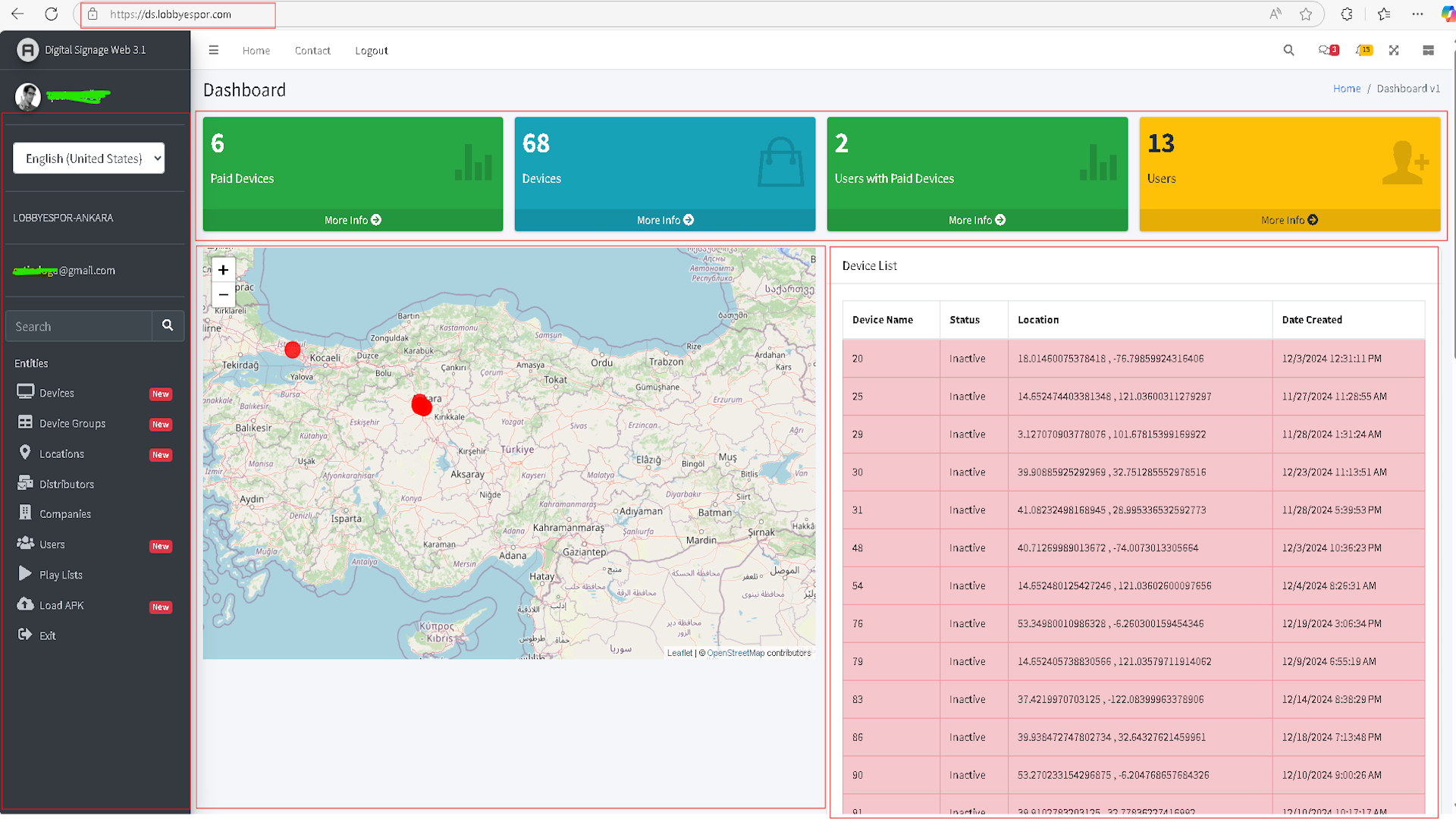 Web Interface Example 3